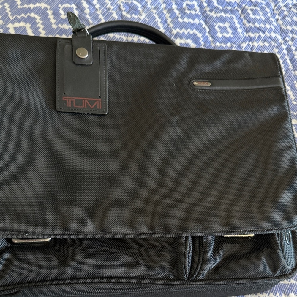 Tumi Black Briefcase for Men
